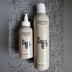 L'ange thinning hair serum + shampoo